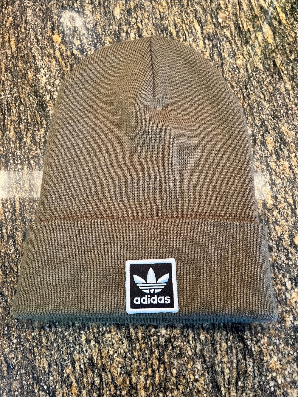 NWOT Adidas army Green tall beanie